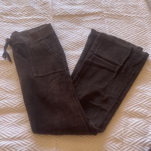 Vintage y2k brown juicy velour track pants - size M